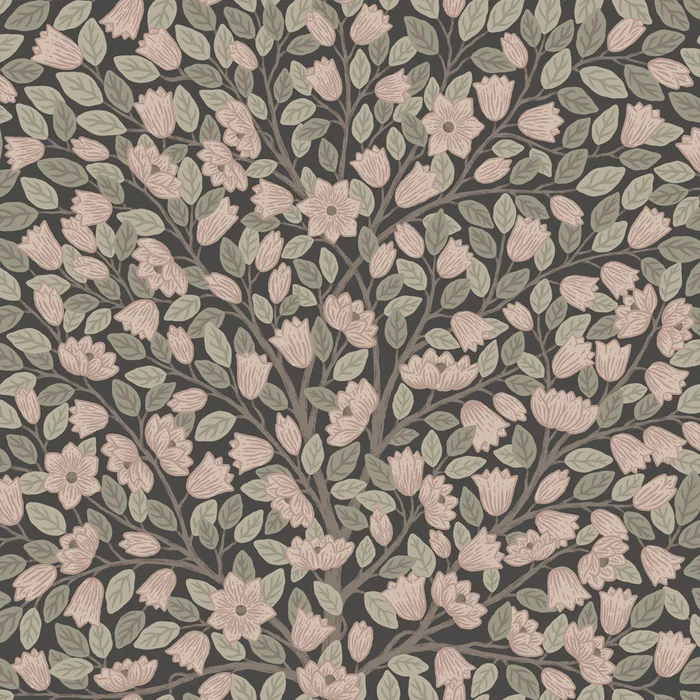Magnolia Wallpaper – Dark Pink