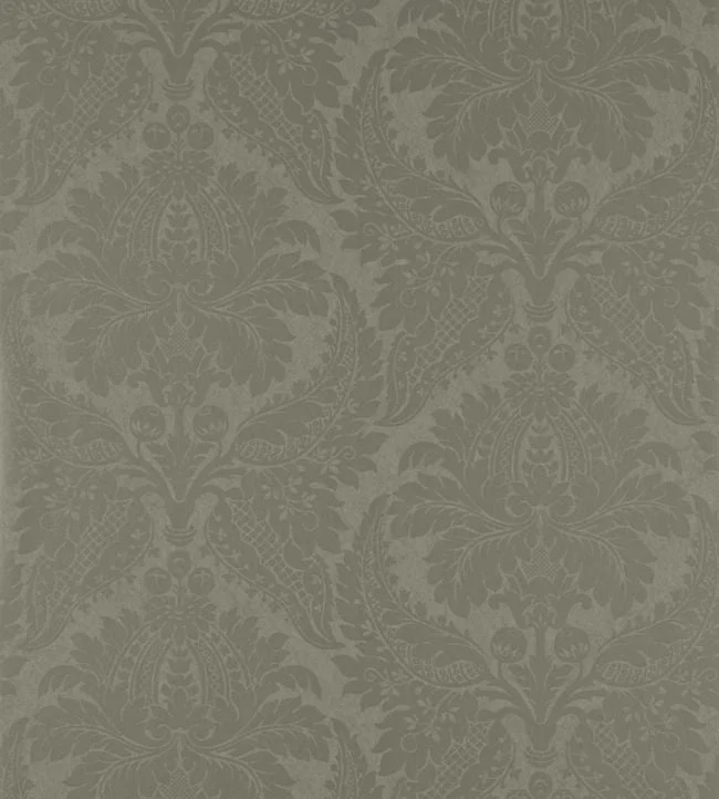 Malmaison Damask Wallpaper – Taupe – ZCON311997 – Zoffany