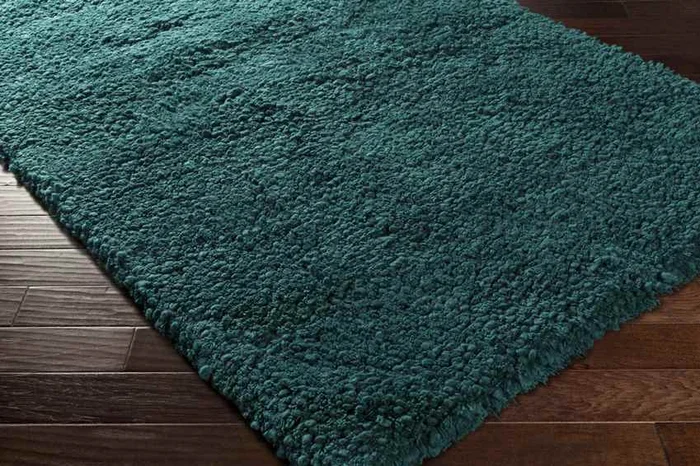 Manassas Modern Gray/Teal Area Rug
