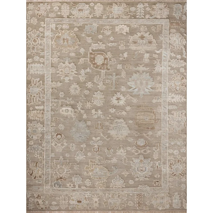 Marie Pebble / Multi Hand-Knotted Rug