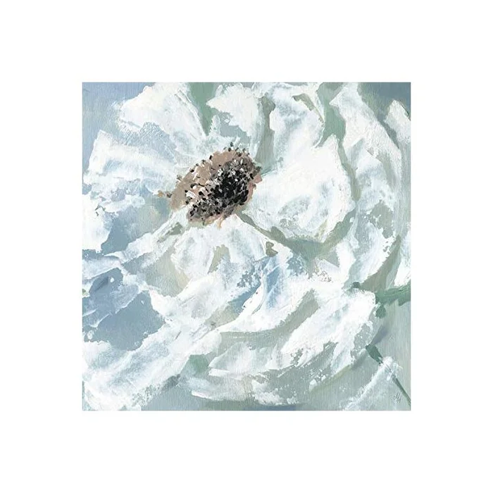 Marmont Hill Frozen Petals Painting Print on Wrapped Canvas