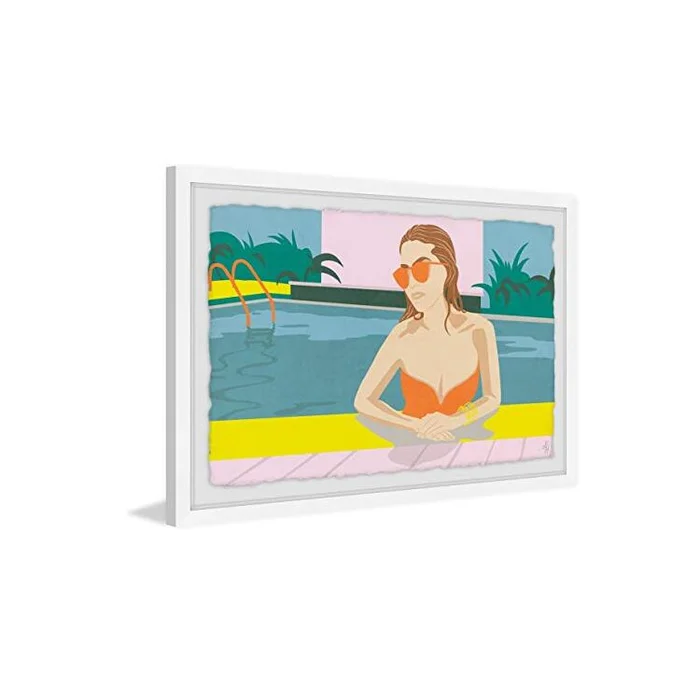 Marmont Hill Orange Is Fun Framed Painting Print