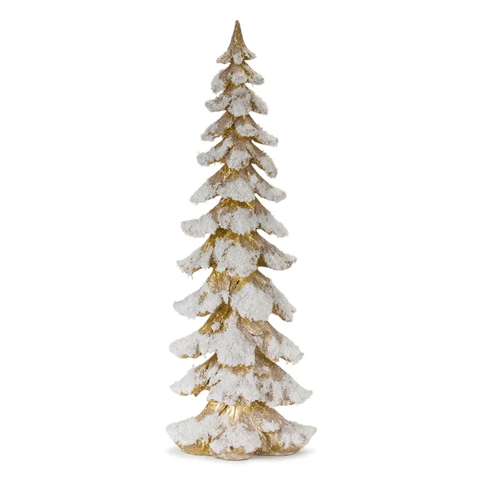 Melrose International Gold Flocked Pine Tree 26″H
