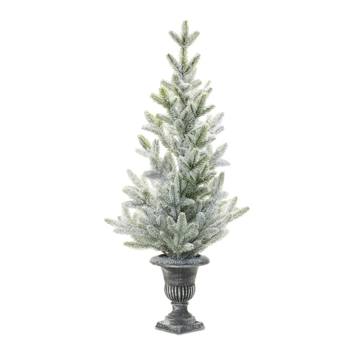 Melrose International Potted Pine Mini Tree in Urn 28″H Plastic