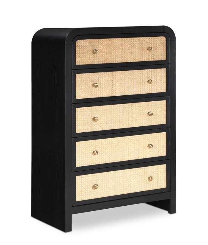 Meridian Furniture – Siena Black Chest – SienaBlack-CH