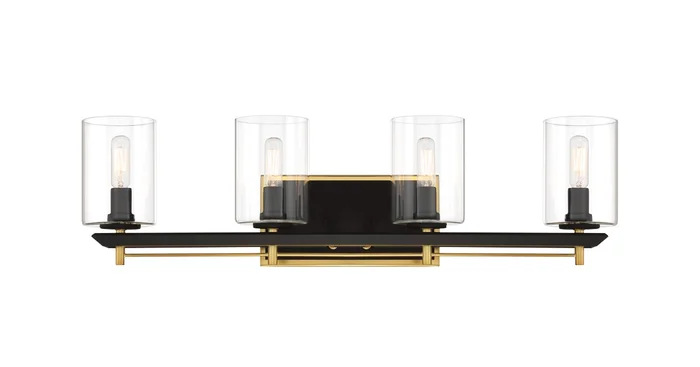 Metropolitan Sable Point 4 Light 28″ Wide Vanity Light