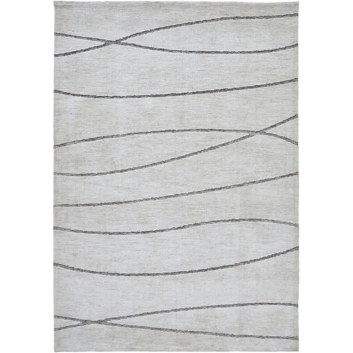 Micro Polyester Rug – Off White Sage Design – Ren-Wil