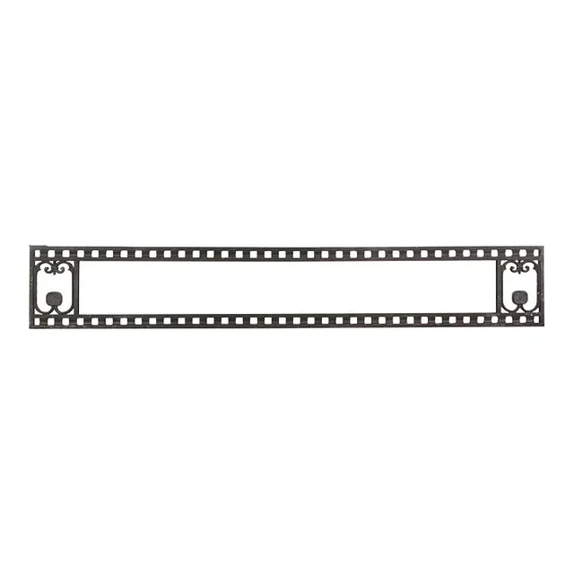 Mid 20th Century Bronze Ornate Transom Frame