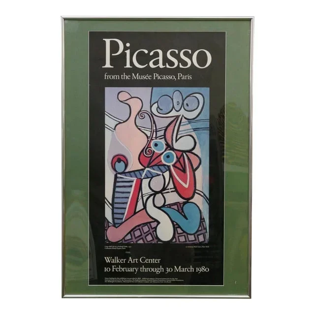 Mid 20th Century Framed Picasso Poster Musée Picasso Paris