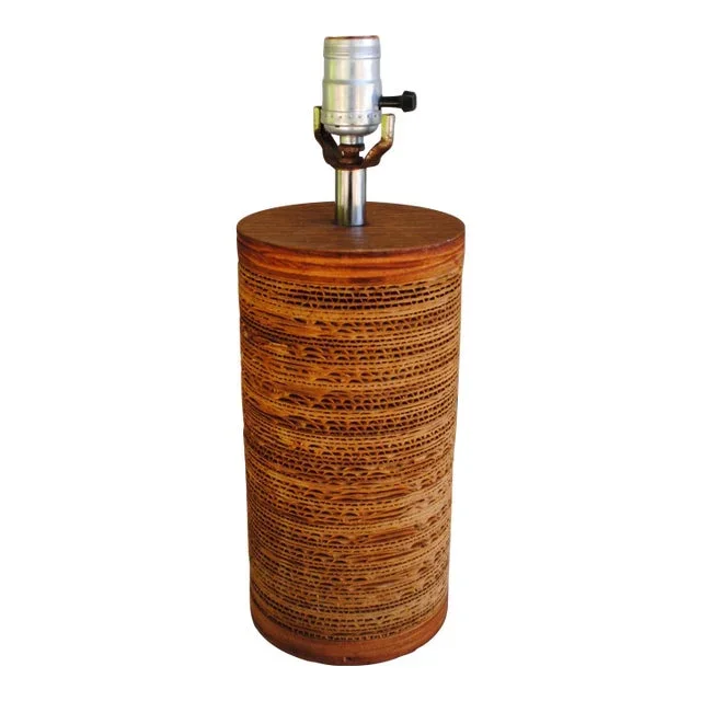 Mid 20th Century Gregory Van Pelt Cardboard Table Lamp