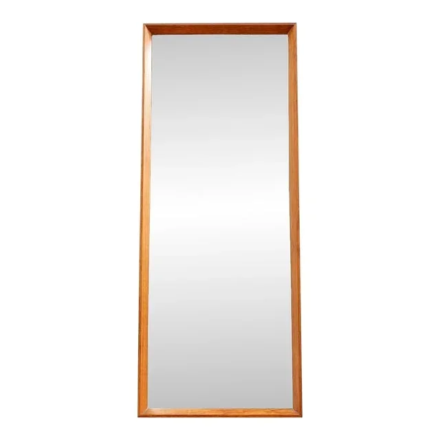 Mid Century 1960s Teak Wall Mirror