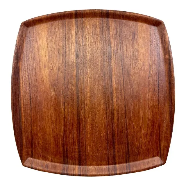 Mid Century Modern Scandinavian Extra Large Teak Tray