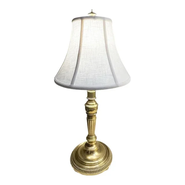 Mid-Century Solid Brass Stiffel Lamp