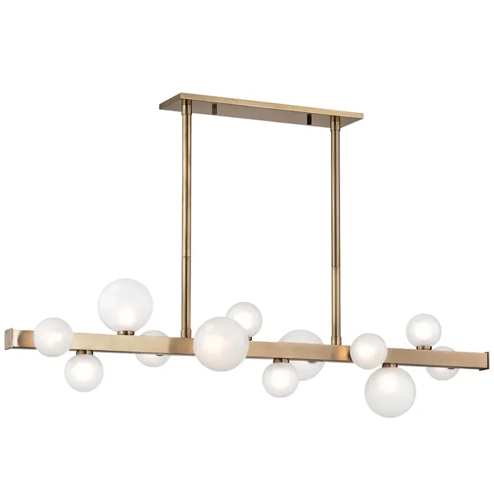 Mini Hinsdale Linear – Aged Brass