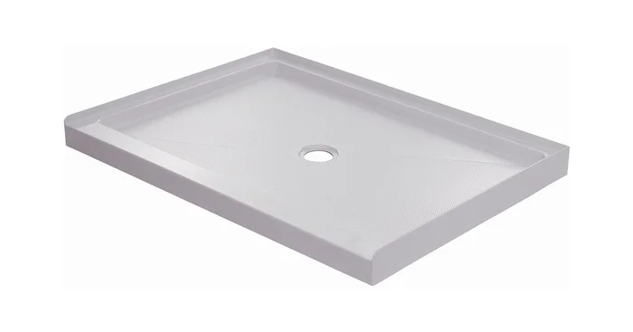 Miseno 48″ x 34″ Rectangular Shower Base with Single Threshold and Center Drain