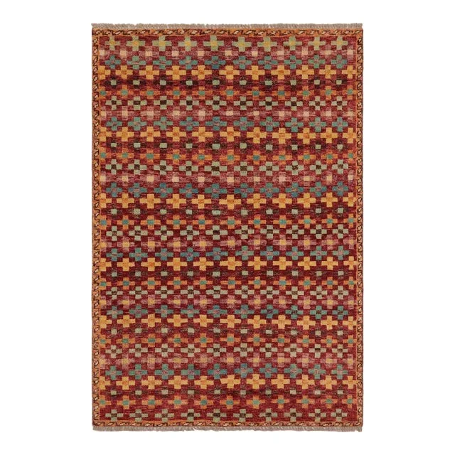 Modern Balochi Hand Knotted Wool Rug