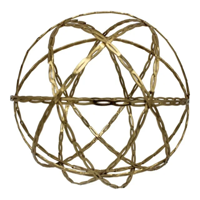Modern Brass Orb