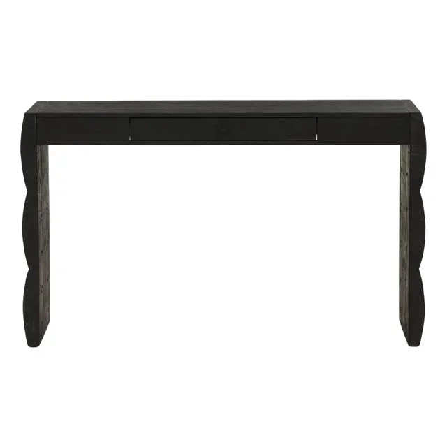 Modern Cloud Black Acacia Desk