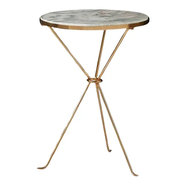 Modern History Onyx Spot Table