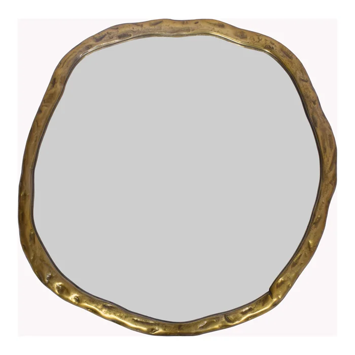 Moe’s Home Collection FOUNDRY MIRROR LARGE GOLD