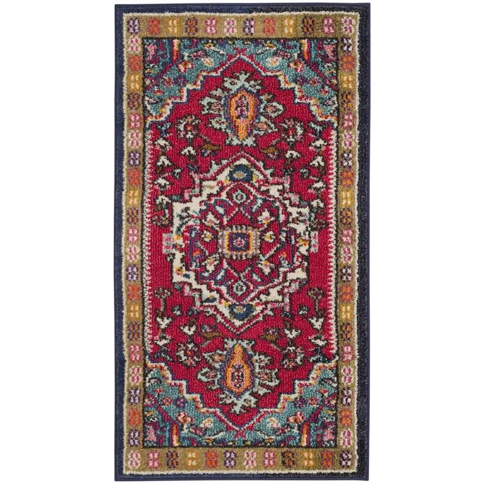 Monaco Red/Turquoise Large Rectangle Rug