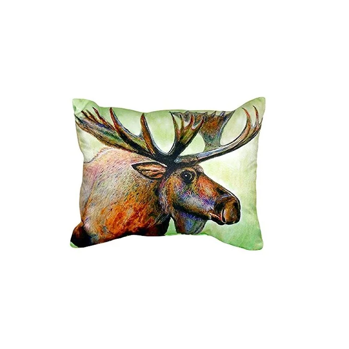 Moose No Cord Pillow 16×20