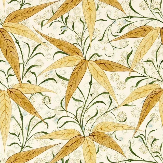 Morris & Co Bamboo Wallpaper in Sunflower