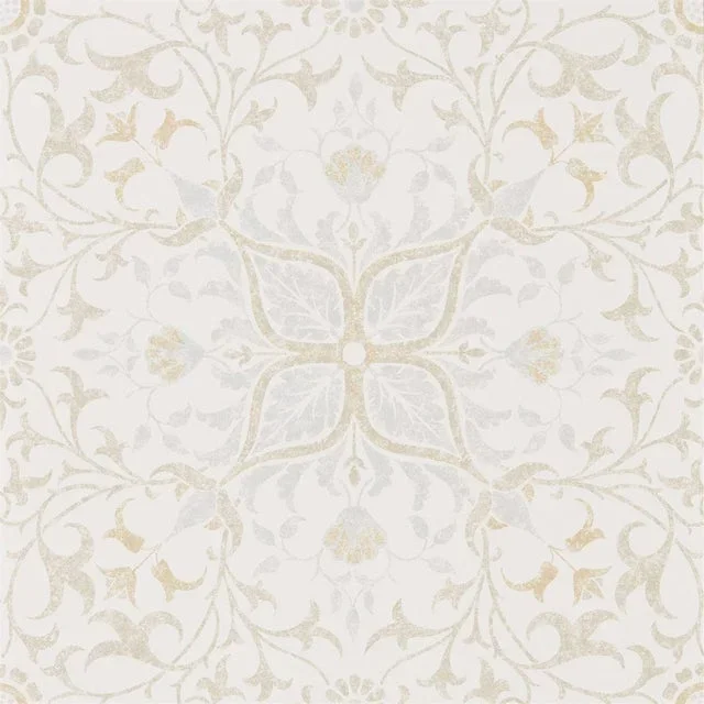 Morris & Co Pure Net Ceiling Wallpaper in Cream/Eggshell – a Sample