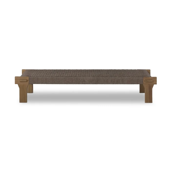 Moxie Stained Toasted Brown Outdoor Coffee Table | ready to ship!