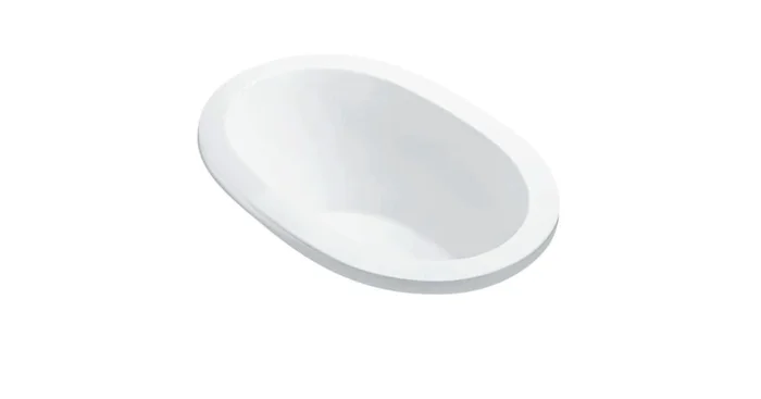 MTI Baths Adena 1 60″ Drop In DoloMatte Stream Air Tub with Center Drain