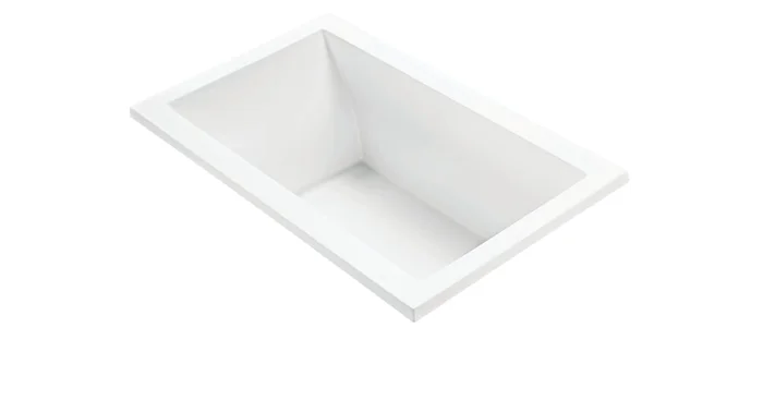 MTI Baths Andrea 11 Sculpted 60″ Free Standing DoloMatte 3 Side Microbubbles Whirlpool Tub with Left or Right Drain