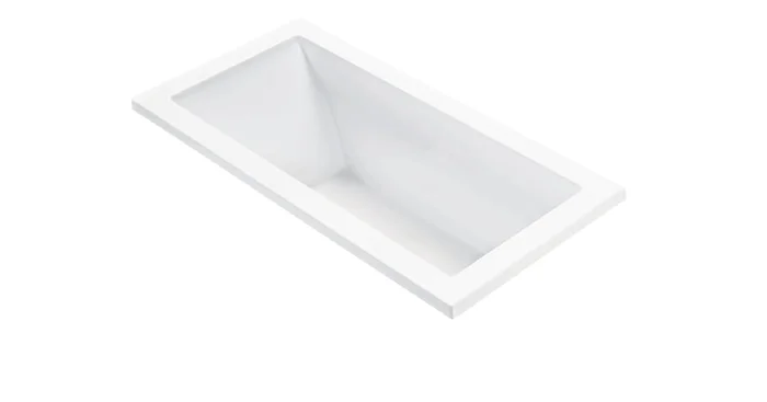 MTI Baths Andrea 15 60″ Drop In DoloMatte Soaking Tub with Left or Right Drain, and Overflow