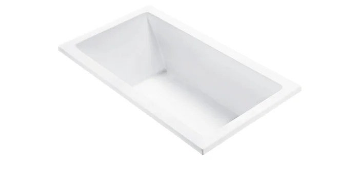 MTI Baths Andrea 23 66″ Drop In DoloMatte Microbubbles Air Tub with Left or Right Drain