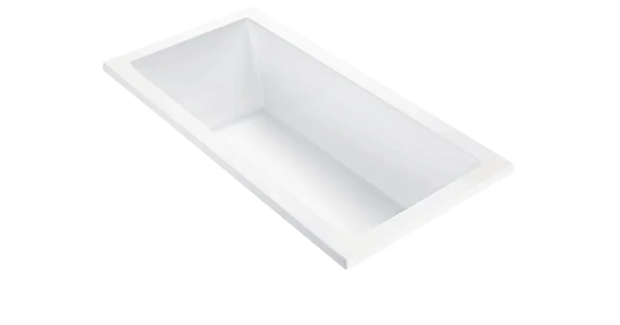 MTI Baths Andrea 3 72″ Undermount DoloMatte Air Tub with Left or Right Drain