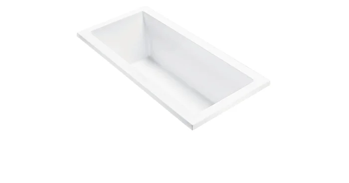 MTI Baths Andrea 4 66″ Drop In DoloMatte Microbubbles Whirlpool Tub with Left or Right Drain