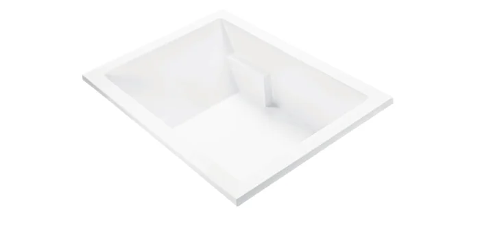 MTI Baths Andrea 9 67″ Drop In DoloMatte Soaking Tub with Center Drain and Overflow
