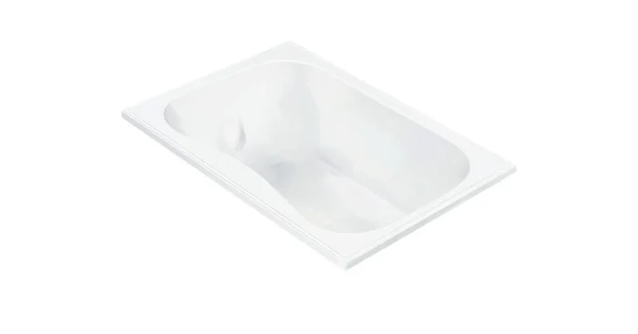 MTI Baths Georgian 2 60″ Drop In DoloMatte Stream Air Tub with Center Drain