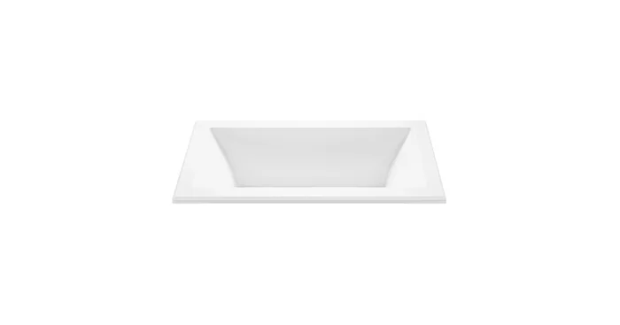 MTI Baths Madelyn 2 66″ Drop-In Acrylic Air Bath Tub and Ultra Whirlpool Tub with Center Drain and Overflow