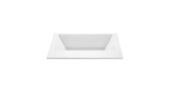 MTI Baths Metro 3 67″ Drop-In Acrylic Air Massage Elite and Whirlpool Tub with Center Drain and Overflow