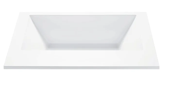 MTI Baths Metro 3 Sculpted 66″ Free Standing DoloMatte 1 Side Air Tub with Center Drain