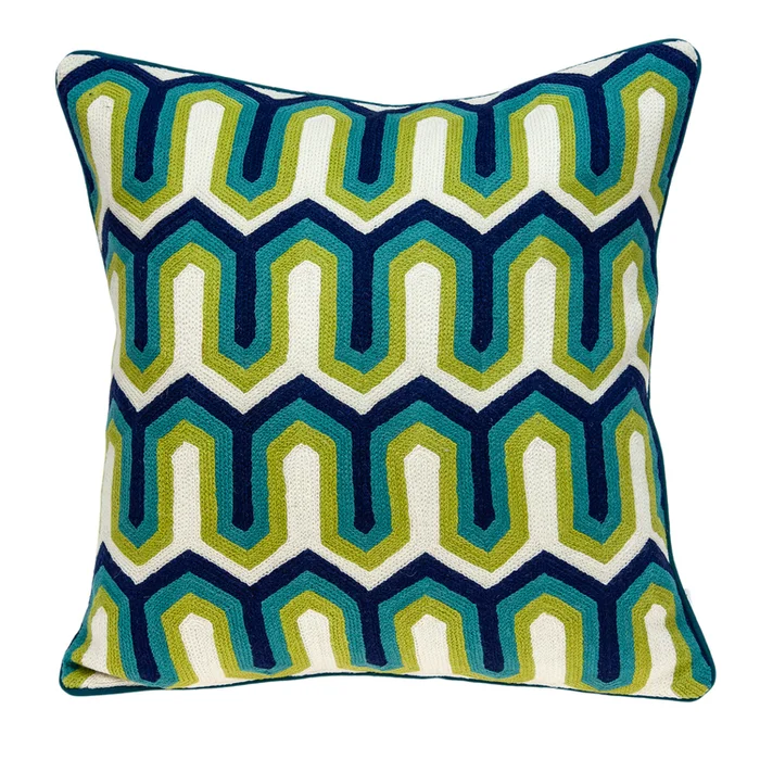 Multicolored Throw Pillow with Durable Natural Style & Trendy Design