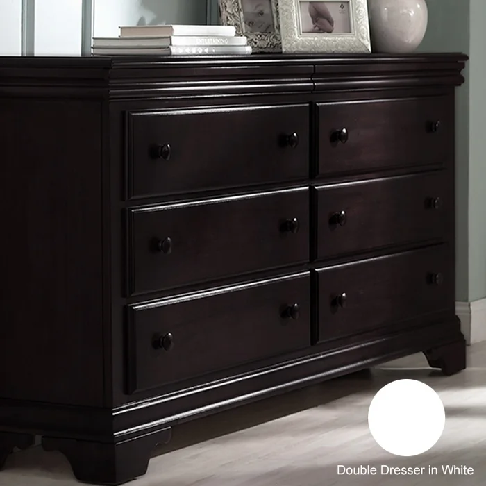 Munire Rhapsody Double Dresser in White