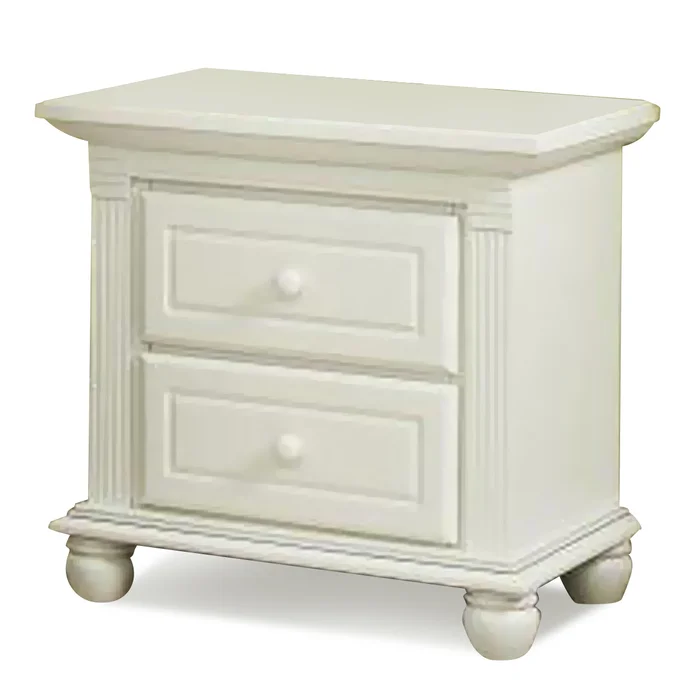 Munire Valencia Nightstand in White