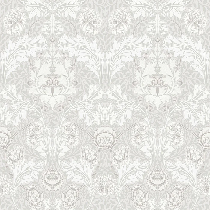 Myrtle Wallpaper – White / Grey