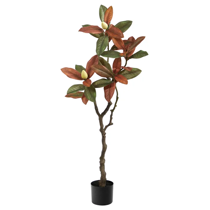 Nearly Natural 4ft. Fall Magnolia Artificial Tree