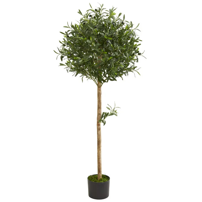Nearly Natural 5ft. Olive Topiary Artificial Tree