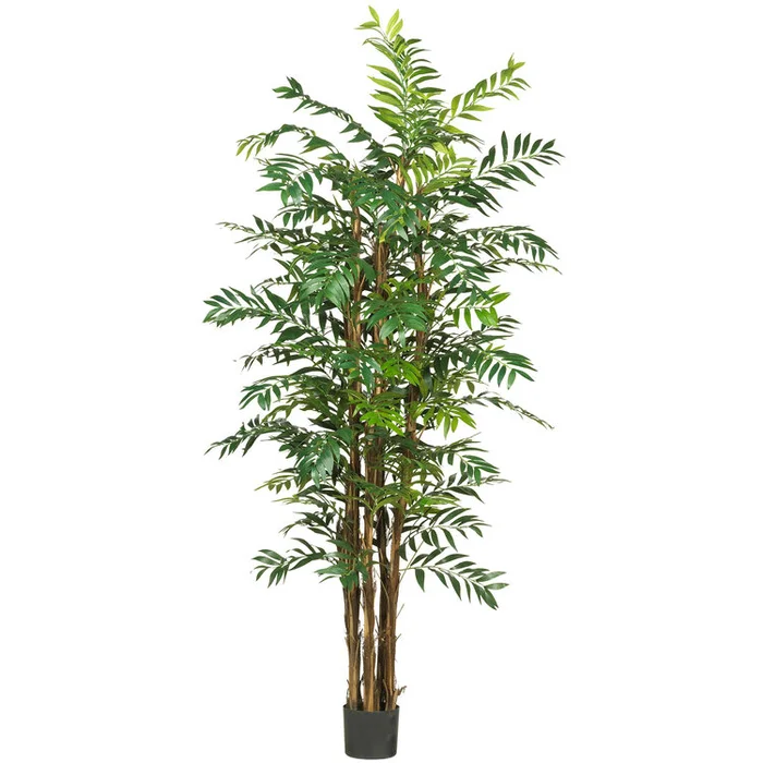 Nearly Natural 7ft. Bamboo Palm Silk Tree