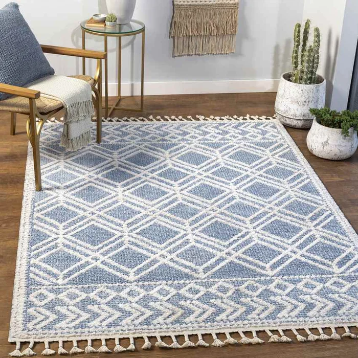 Noblesville Global Denim Area Rug