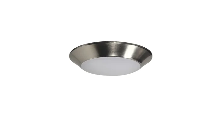 Nora Lighting Opal 6″ Wide LED Flush Mount Bowl Ceiling Fixture with Selectable CCT