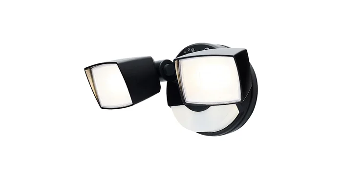 Nuvo Lighting Double Light 9-3/16″ Wide Adjustable LED Outdoor Flood Light with Motion Sensor